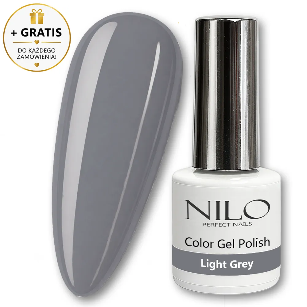 Lakier Hybrydowy Light Grey - NILO no.43